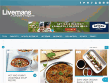 Tablet Screenshot of livemans.com